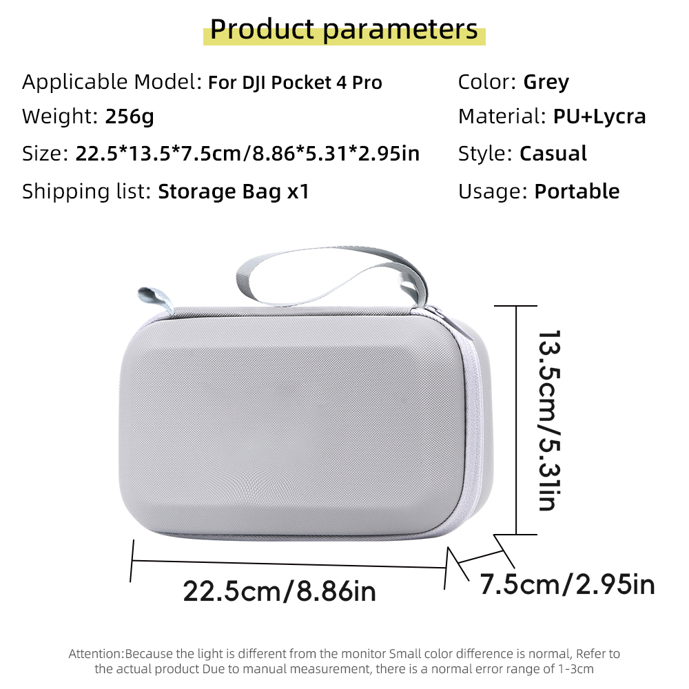 PU Carrying Case for DJI Osmo  - Drone Camera Case recension och pris