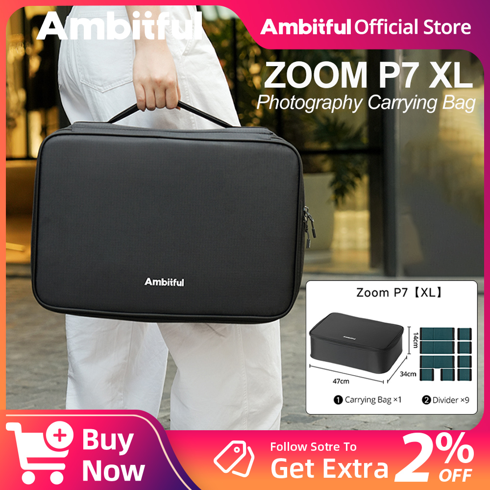 Ambitful ZOOM P7II XL Photogra - Drone Camera Case recension och pris