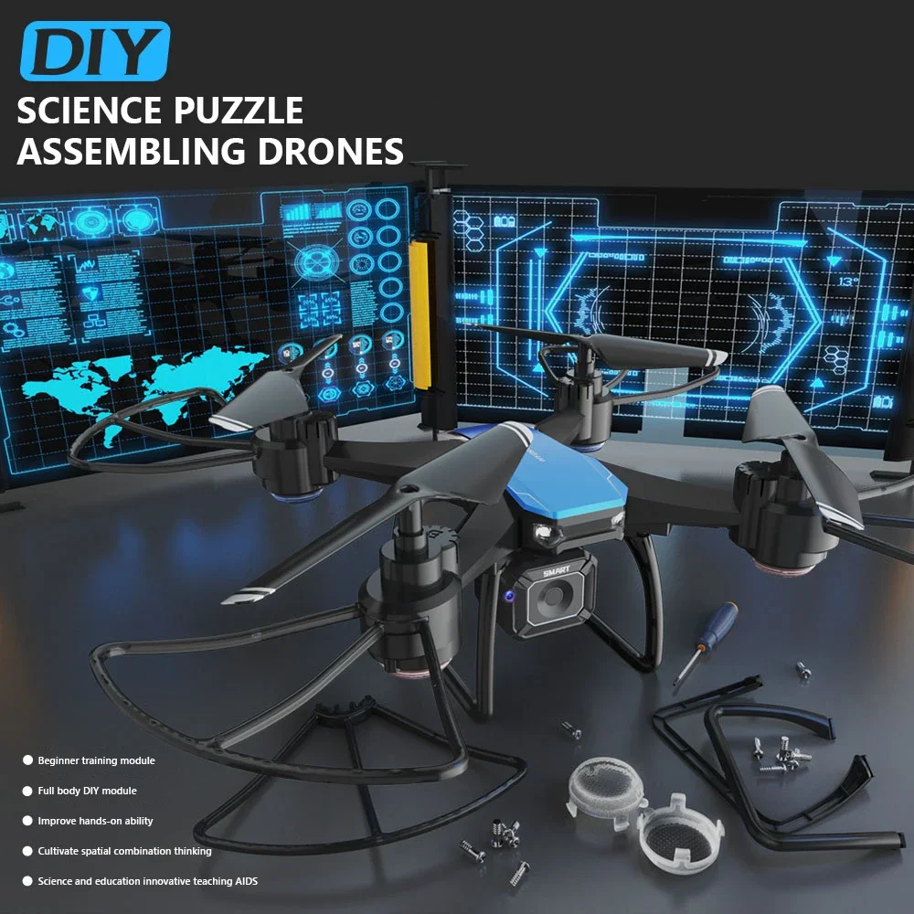 JJRC H108 DIY Teaching Assembl - Drone Camera Hd recension och pris