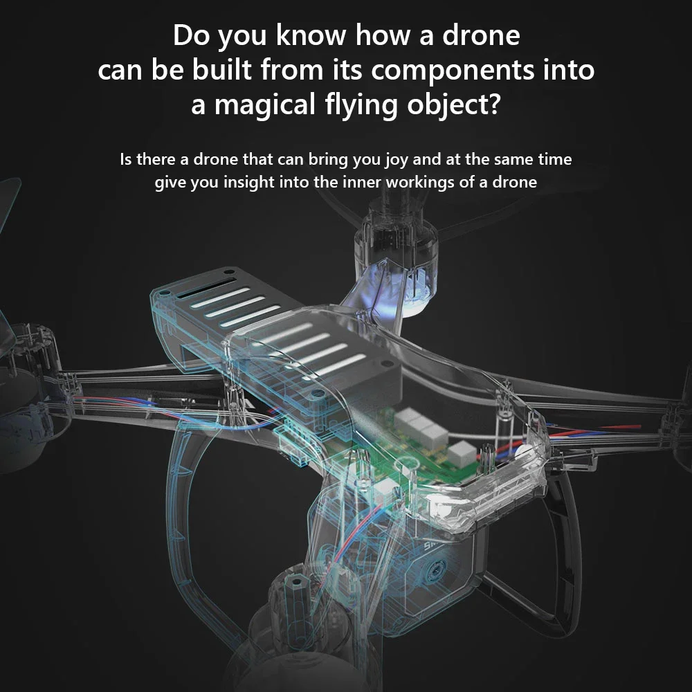 JJRC H108 DIY Teaching Assembl - Drone Camera Hd recension och pris