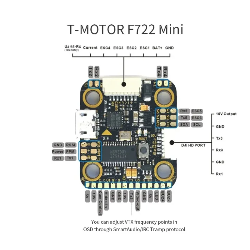 T-Motor MINI F7 FC & F45A   ES - Betaflight Fc F7 recension och pris